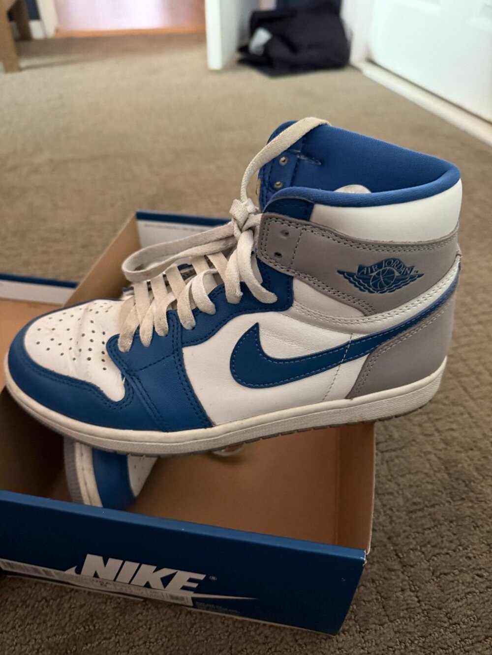 Nike Jordan 1 Retro High True Blue Sneakers